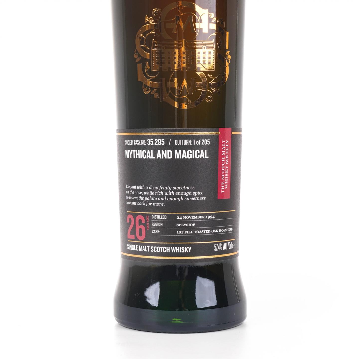 SMWS 35.295 格兰莫雷 26年 1994 黑标珍藏款