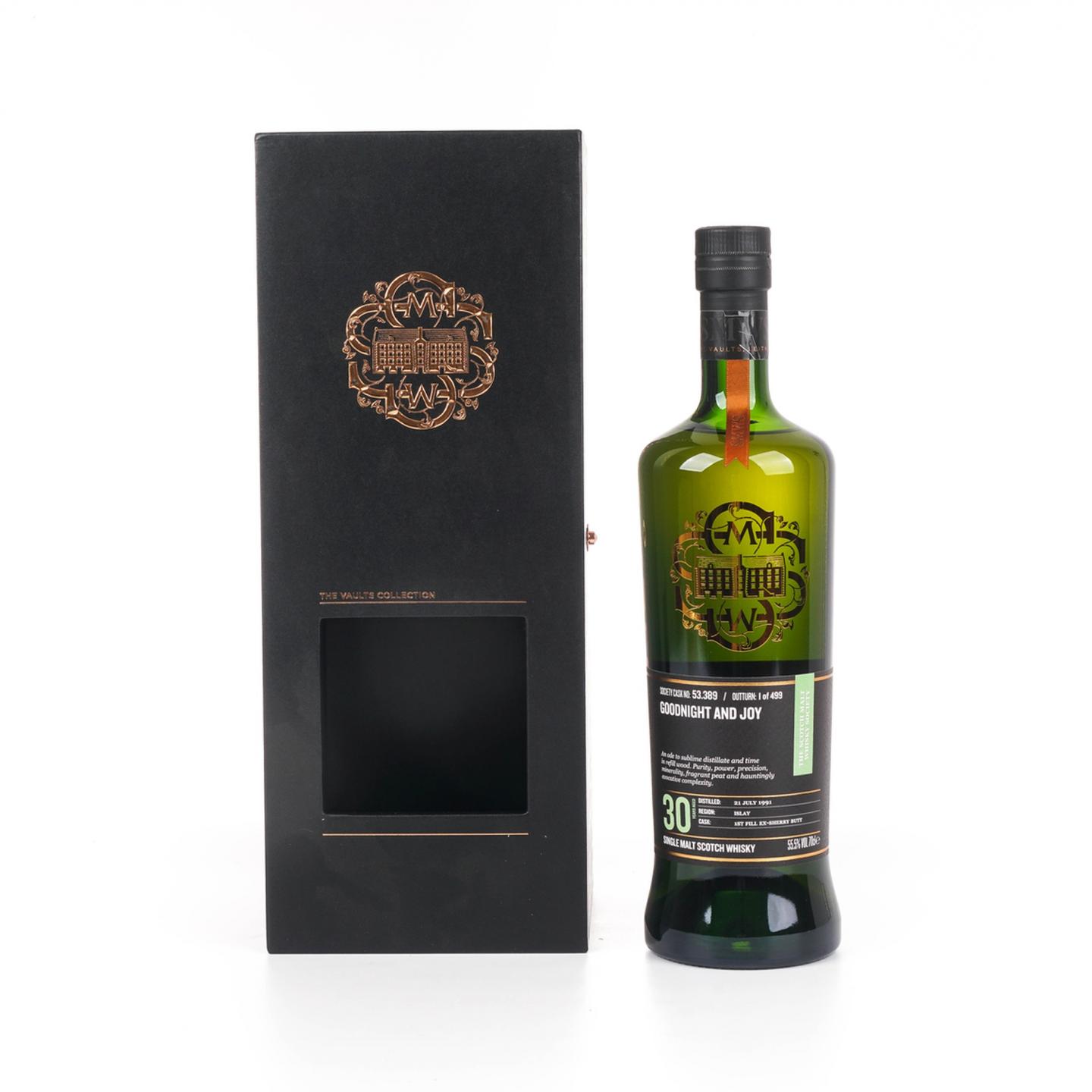 SMWS 53.389 卡尔里拉30年1991 初填雪莉桶_大拍-酒虫网