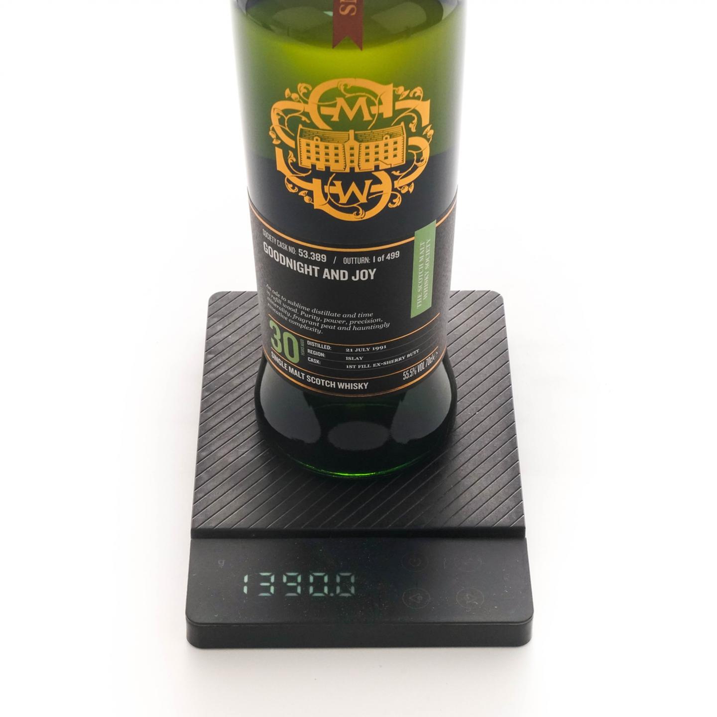 SMWS 53.389 卡尔里拉30年1991 初填雪莉桶_大拍-酒虫网