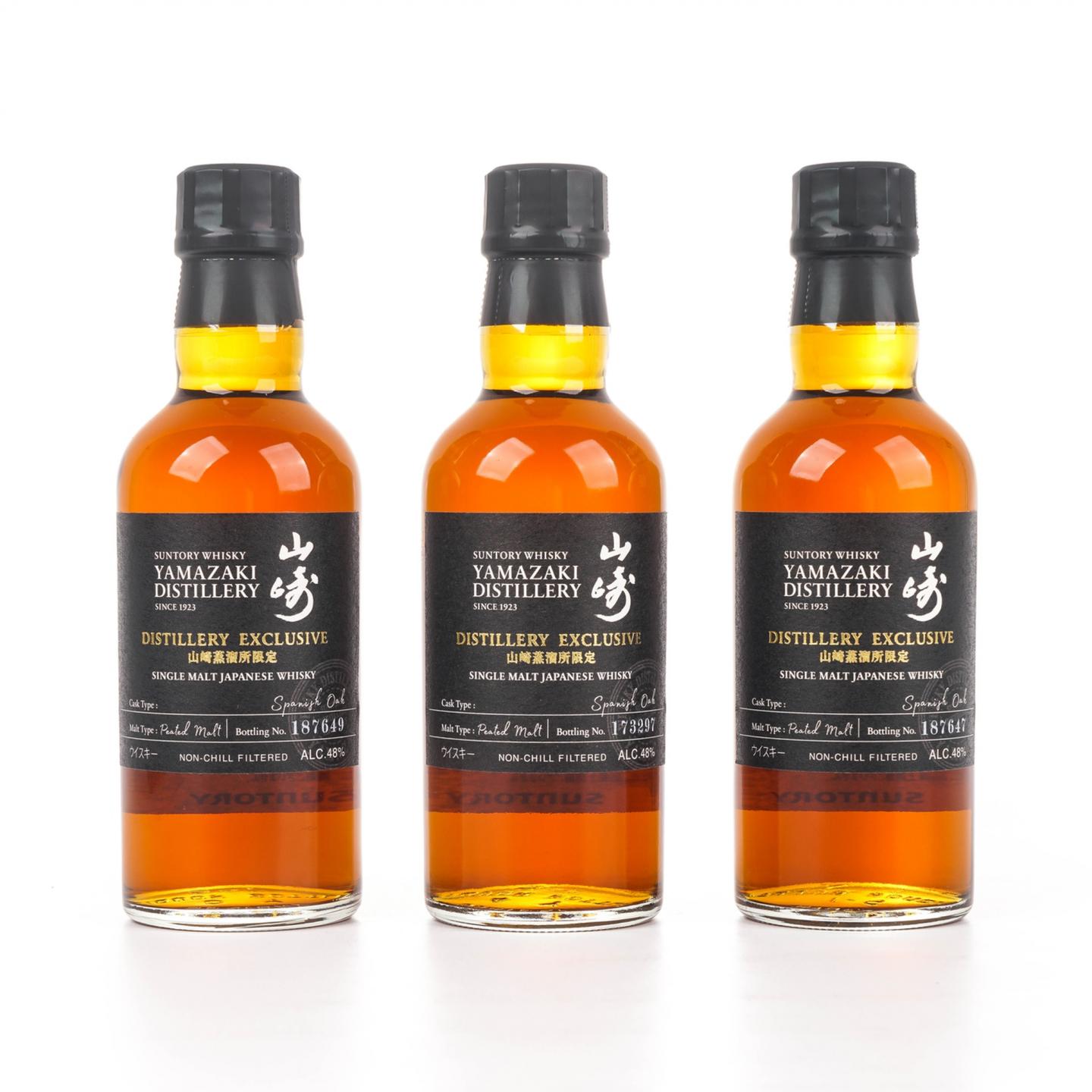 【中样】山崎蒸馏所限定 Peated Malt 180ml*3支组