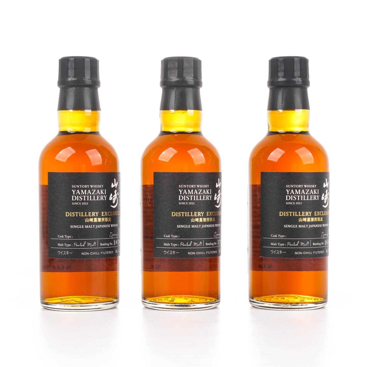 【中样】山崎蒸馏所限定 Peated Malt 180ml*3支组