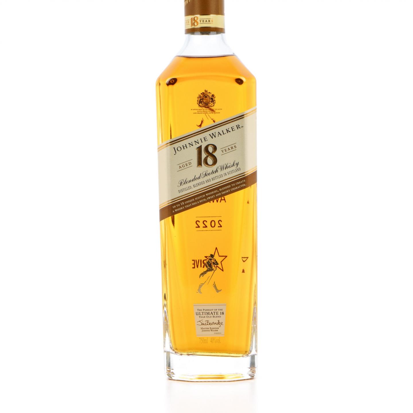 尊尼获加 18年 2021 750ml 行货(非原盒)