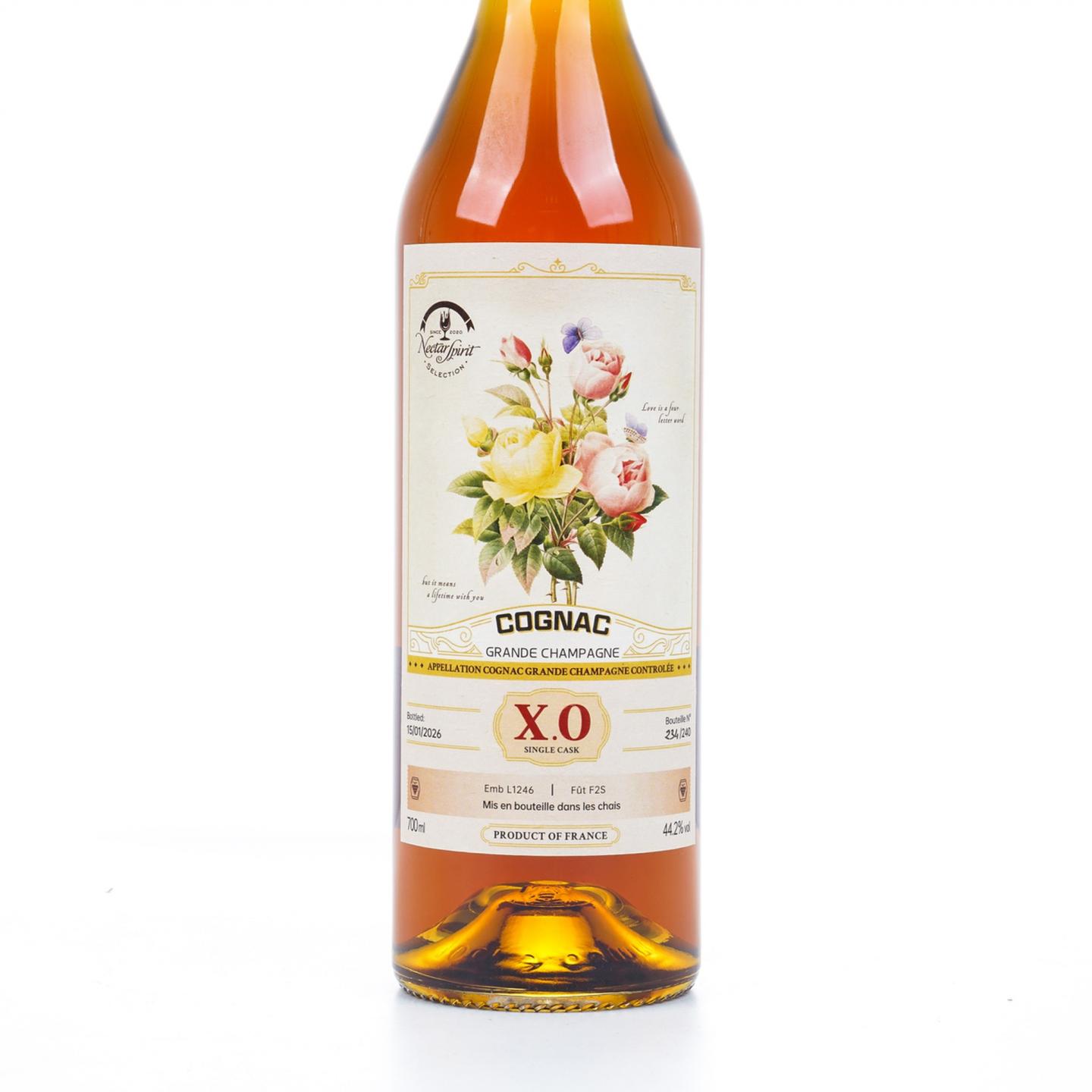Nectar Spirit 玫瑰之约 2026 XO 大香槟区单桶干邑