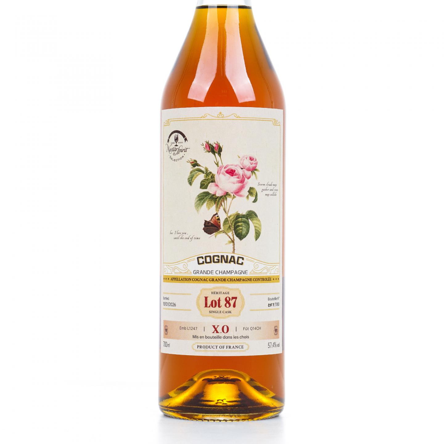 Nectar Spirit Lot 87 传承款单桶干邑 XO 2026