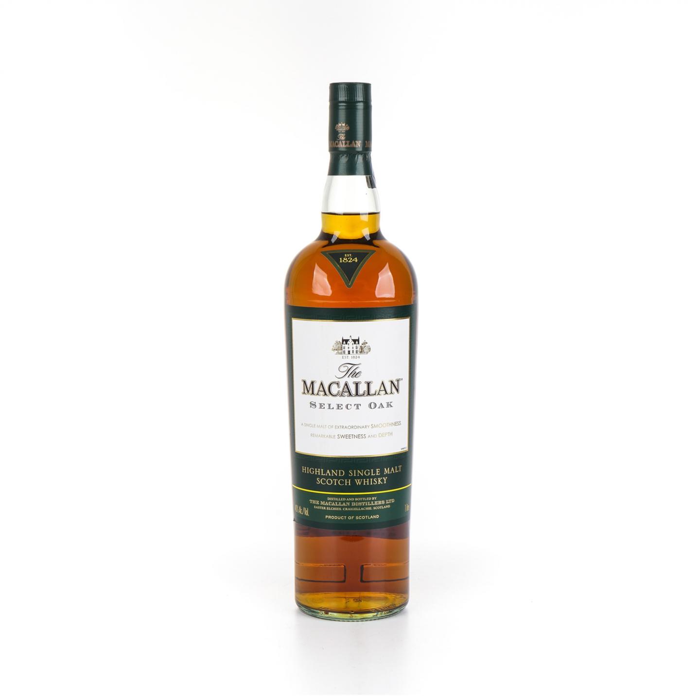 麦卡伦 1824 Select Oak 绿标 1000ml