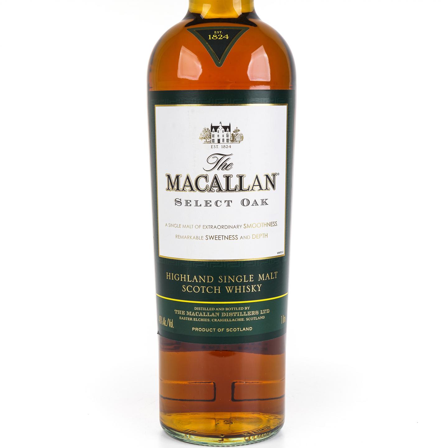 麦卡伦 1824 Select Oak 绿标 1000ml
