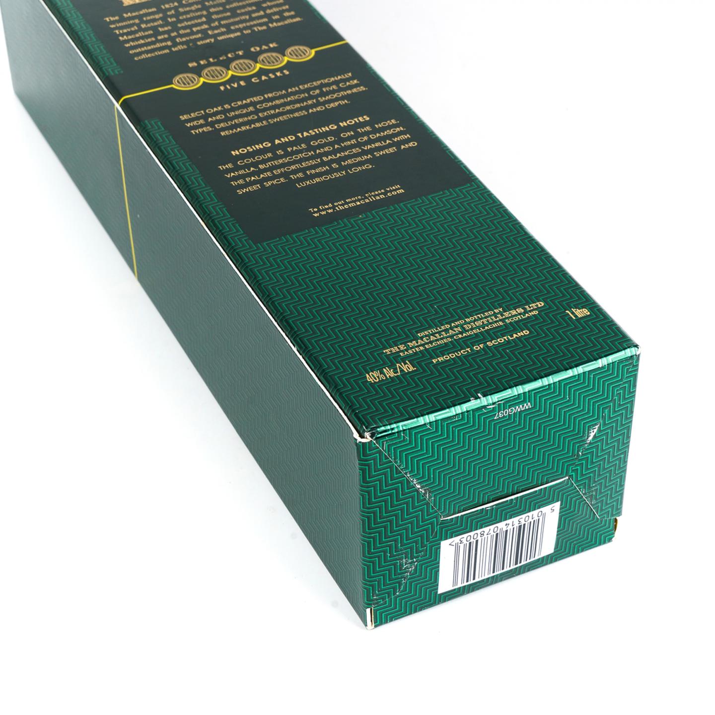 麦卡伦 1824 Select Oak 绿标 1000ml
