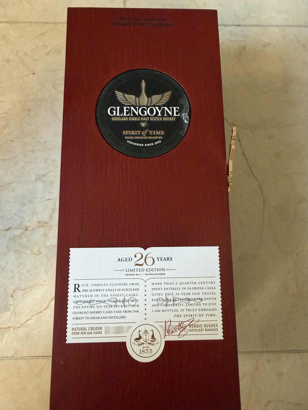 格兰哥尼26年首版Glengoyne 26 YO Timeless_大拍-酒虫网