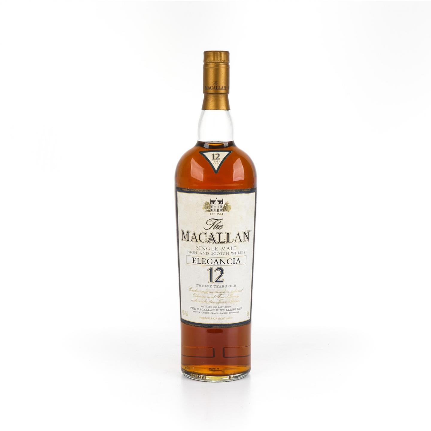 麦卡伦 12年 Elegancia 1升装 40%Vol.