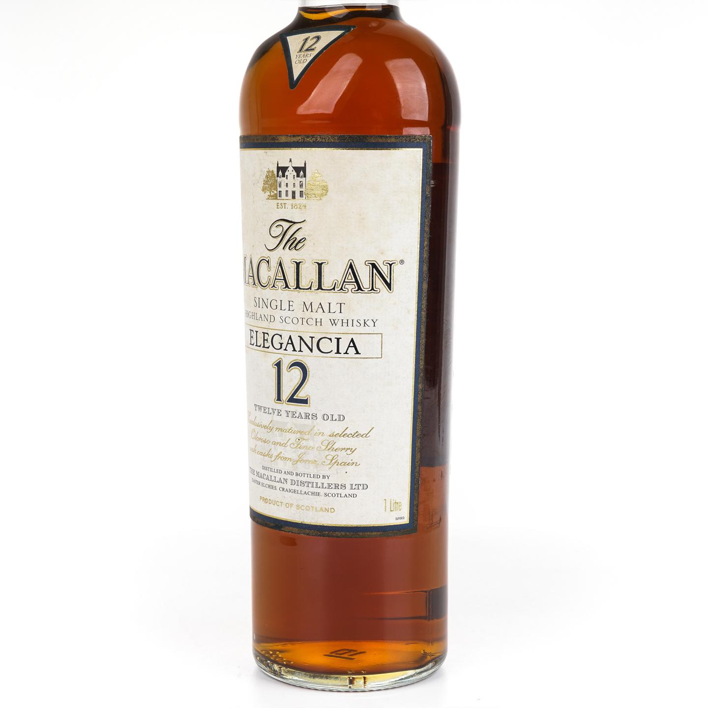 麦卡伦 12年 Elegancia 1升装 40%Vol.