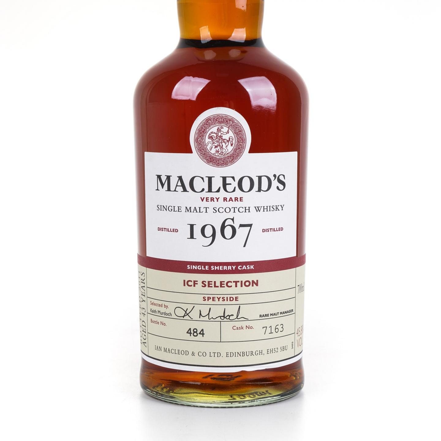 Ian Macleod 43年 1967-2011 雪莉单桶#7163