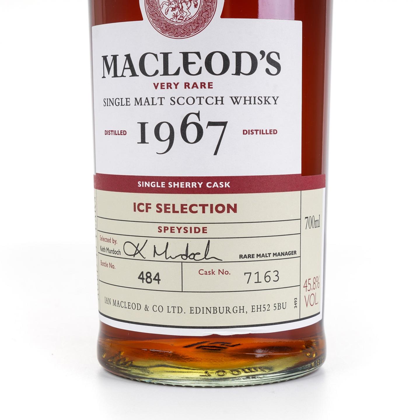 Ian Macleod 43年 1967-2011 雪莉单桶#7163