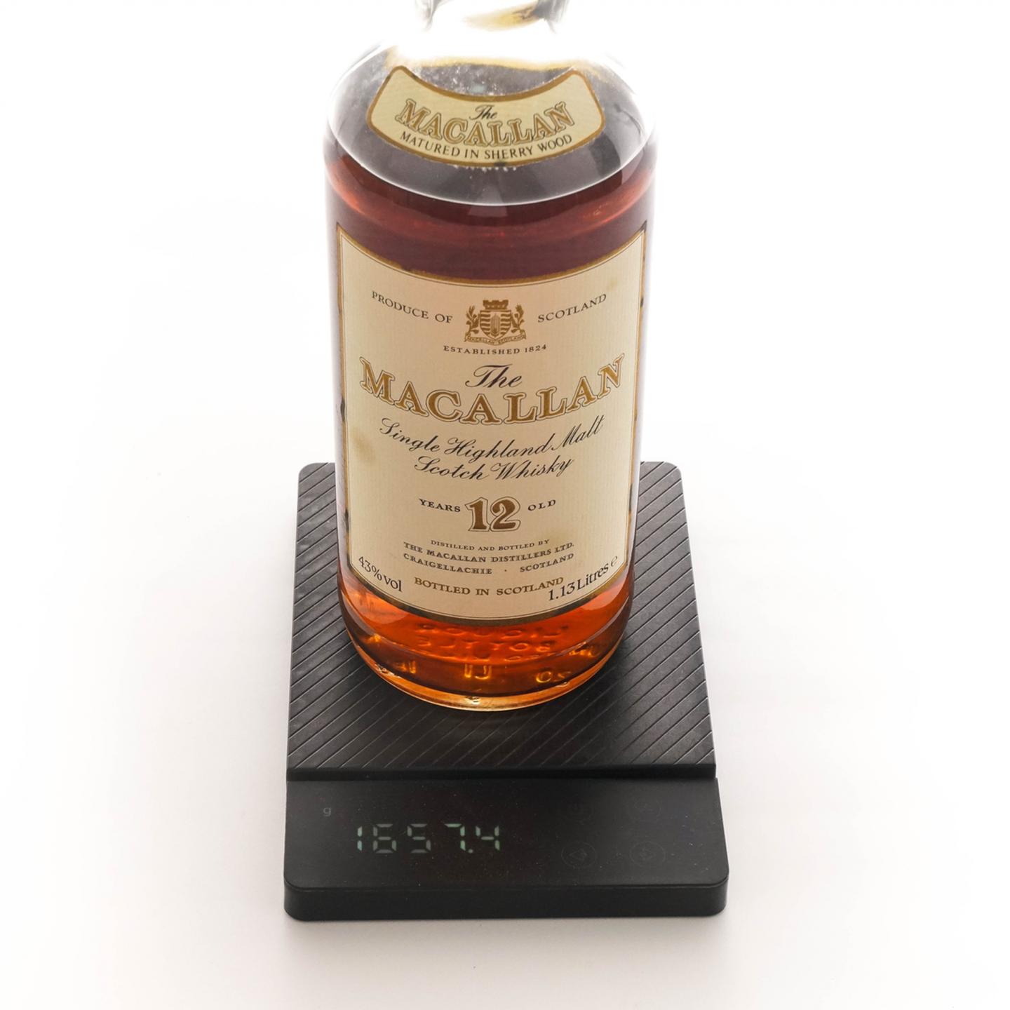 麦卡伦 12年 雪莉桶 1.13L