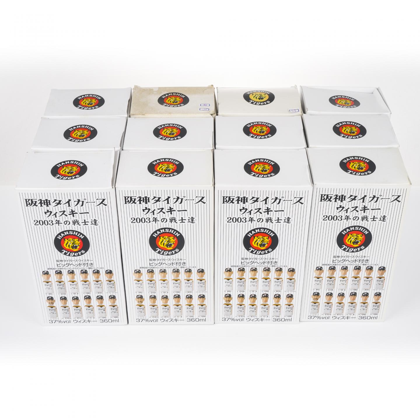 轻井泽 阪神虎队2003夺冠纪念 12支组*360ml