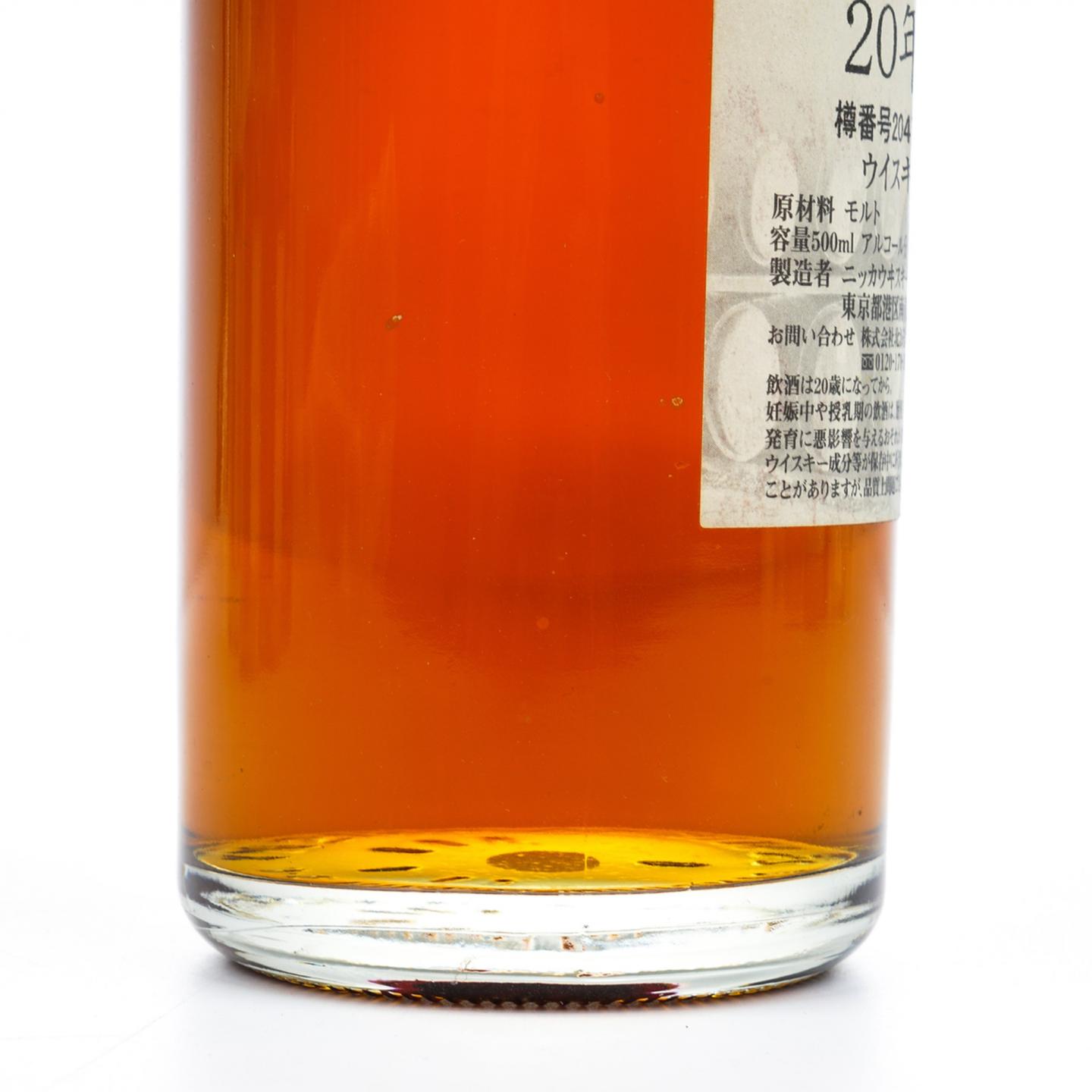 余市 20年 单桶原酒 500ml 樽番号204742