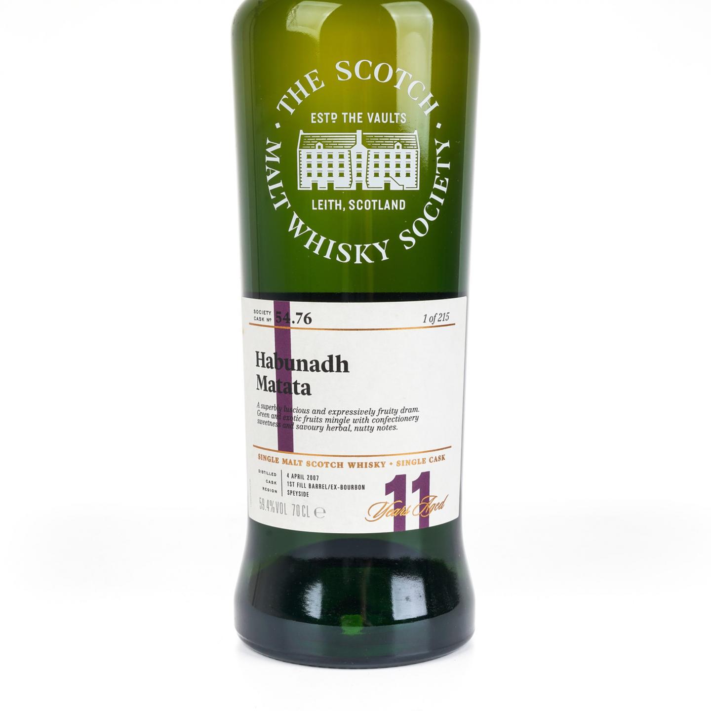 SMWS 54.76 雅伯莱 11年 2007