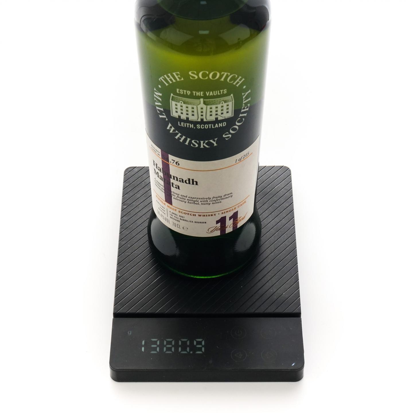 SMWS 54.76 雅伯莱 11年 2007