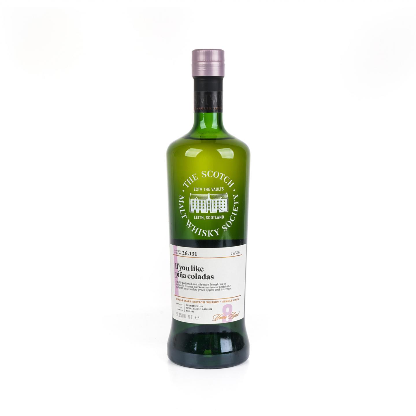 SMWS 26.131 克里尼利基 8年 2010 700ml