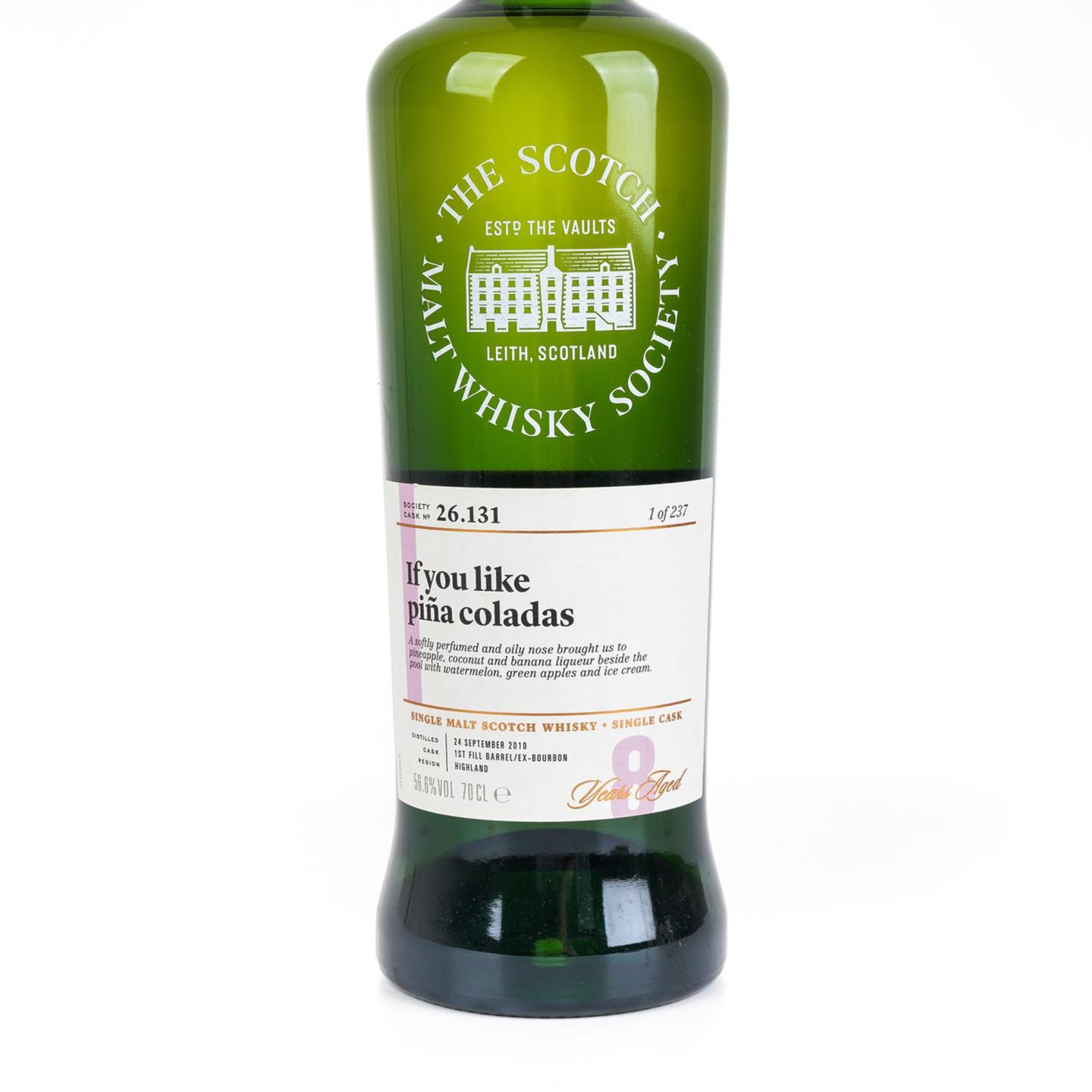 SMWS 26.131 克里尼利基 8年 2010 700ml
