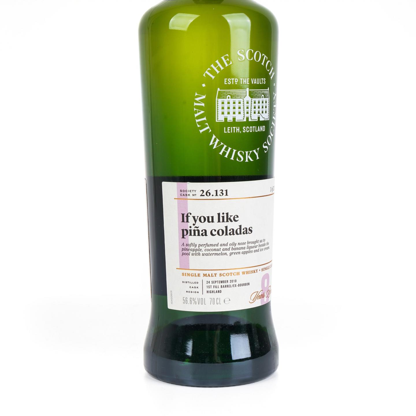 SMWS 26.131 克里尼利基 8年 2010 700ml