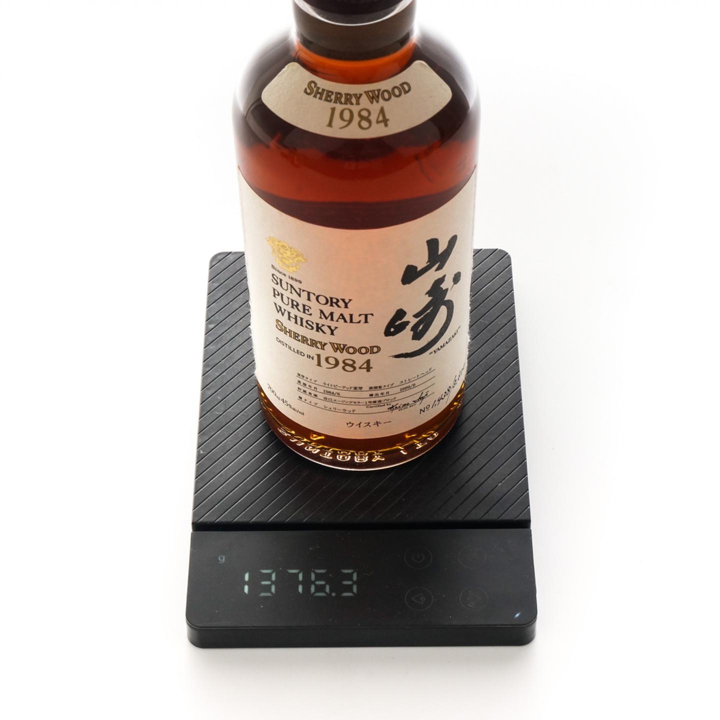 山崎 1984-1999 雪莉桶 金花标