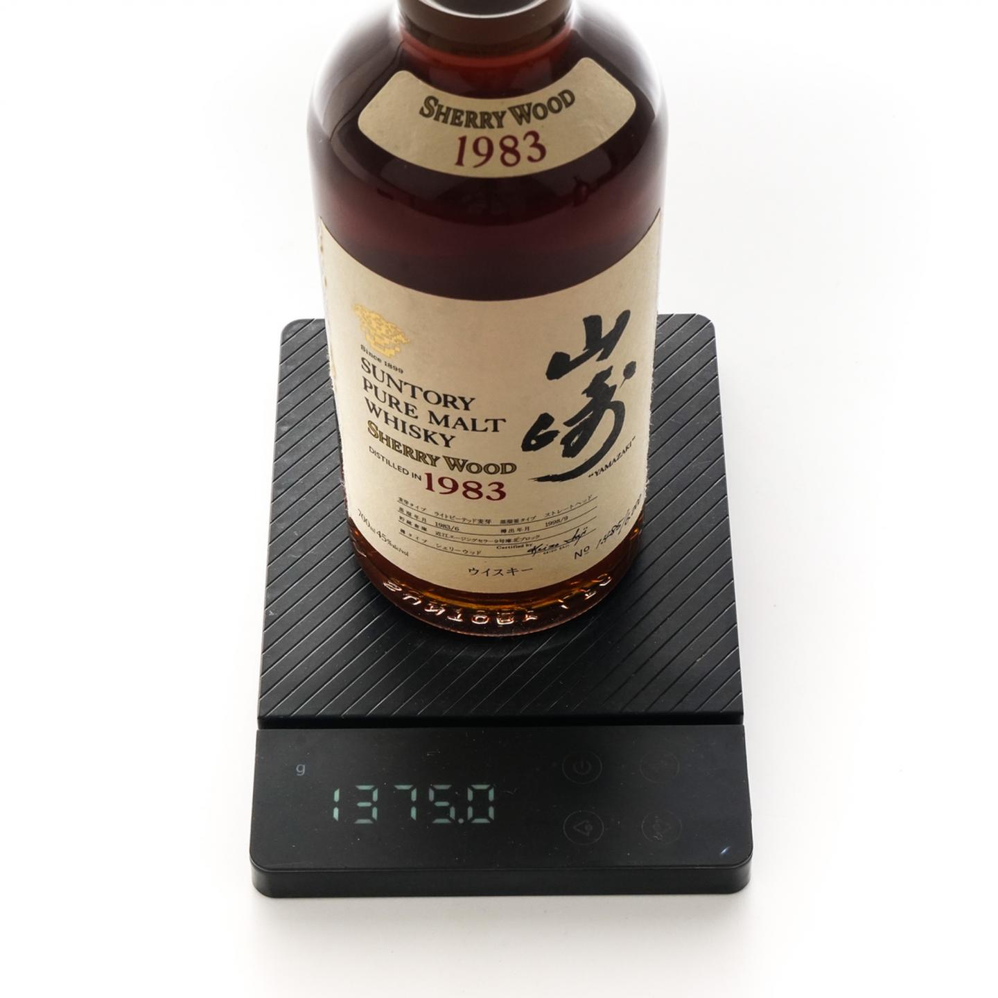 山崎 1983-1998 雪莉桶 金花标