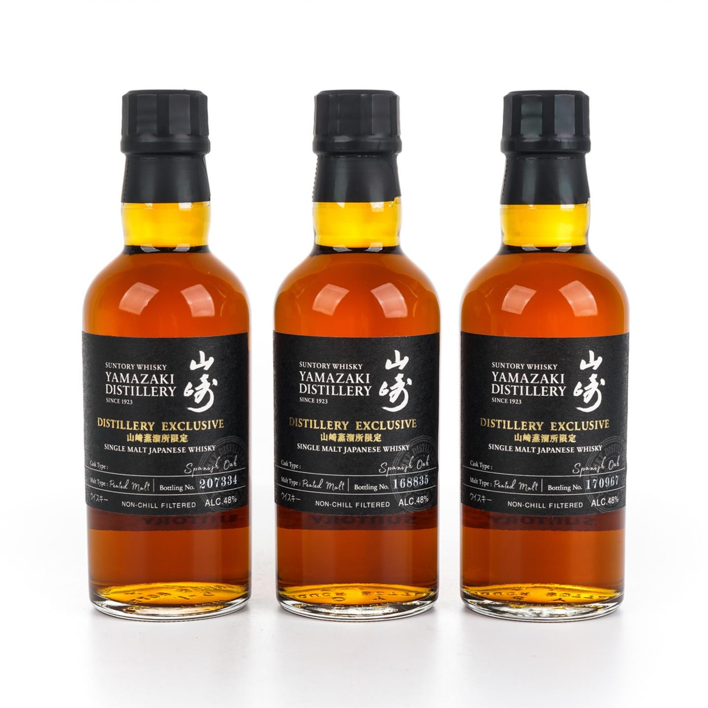 【中样】山崎蒸馏所限定 Peated Malt 180ml*3支组