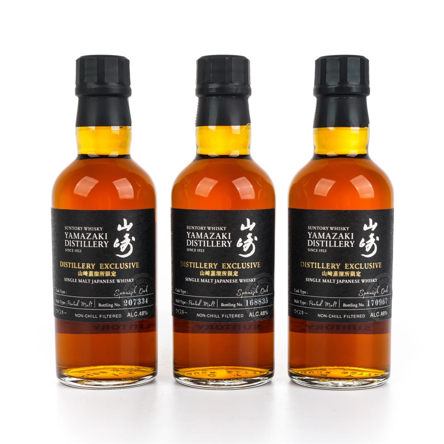 【中样】山崎蒸馏所限定 Peated Malt 180ml*3支组