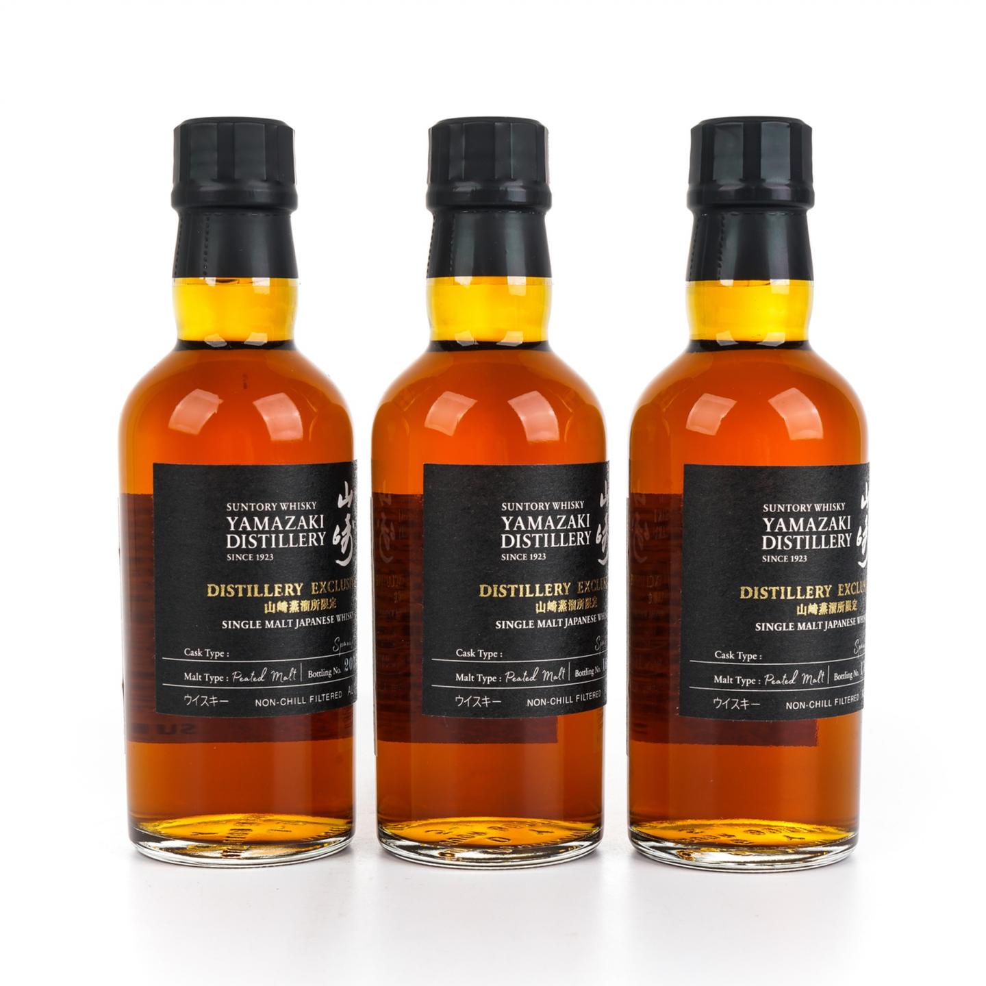 【中样】山崎蒸馏所限定 Peated Malt 180ml*3支组