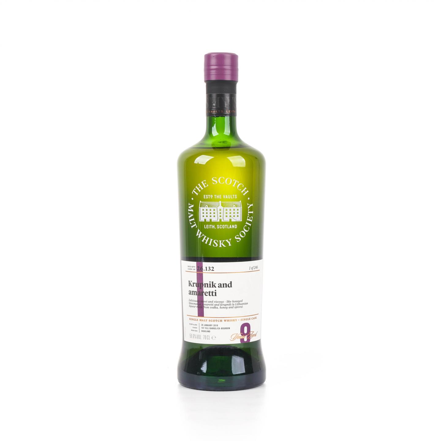 SMWS 26.132 克里尼利基 9年 2010 行货