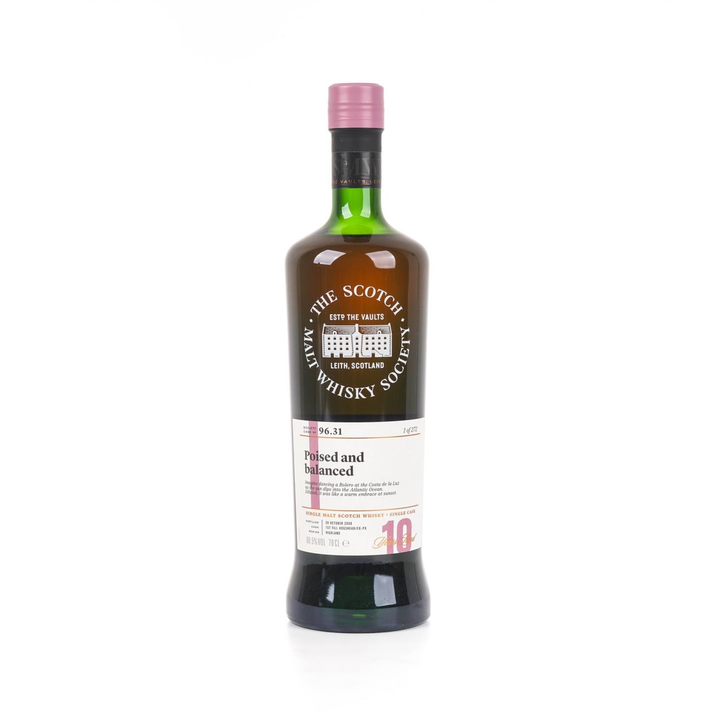 SMWS 96.31 格兰多纳 10年 2008