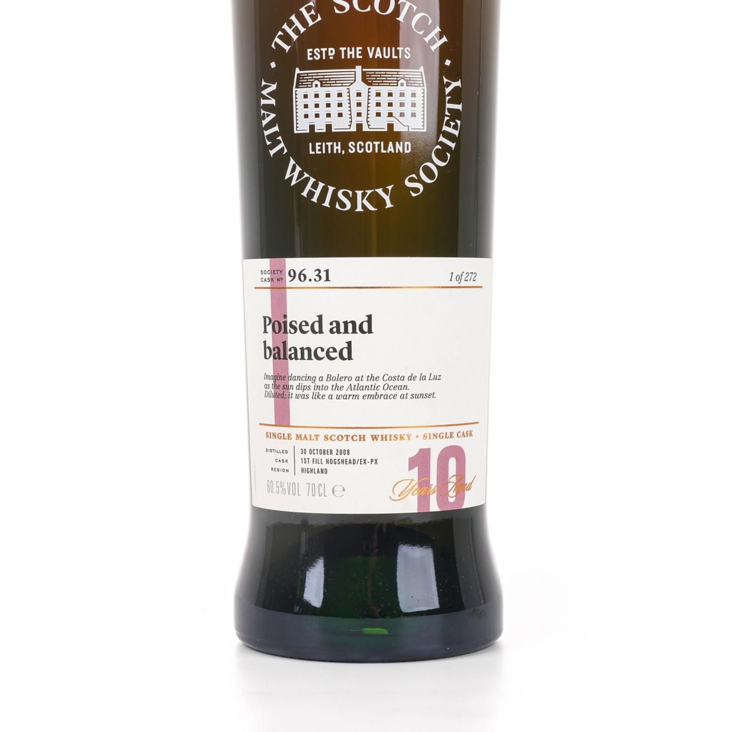 SMWS 96.31 格兰多纳 10年 2008