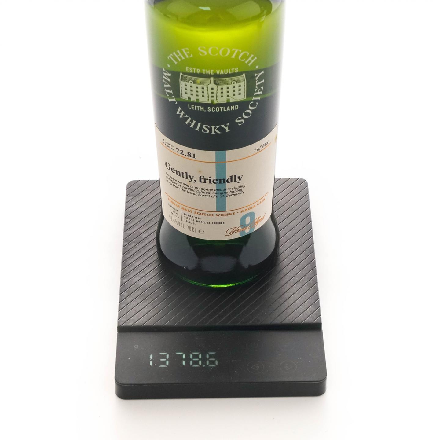 SMWS 72.81 弥尔顿达夫 9年 2010 行货