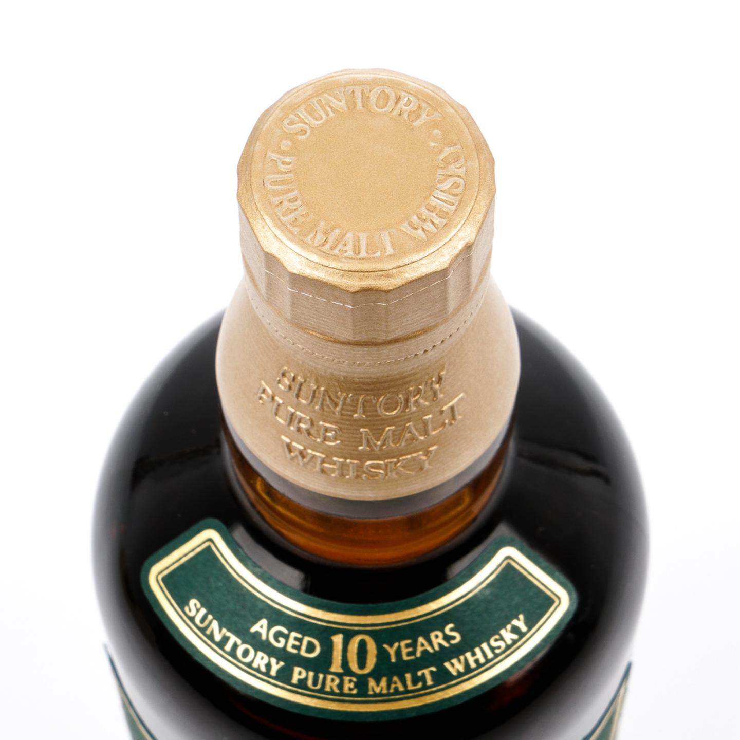 山崎 10年 金花标 Pure Malt 绿标