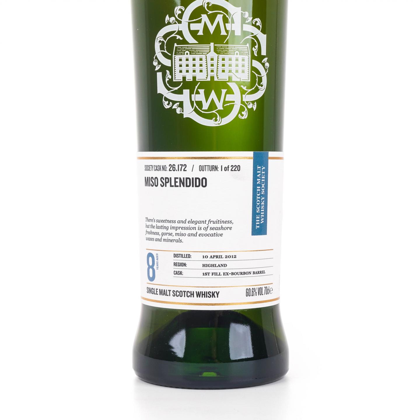 SMWS 26.172 克里尼利基 8年 2012 行货