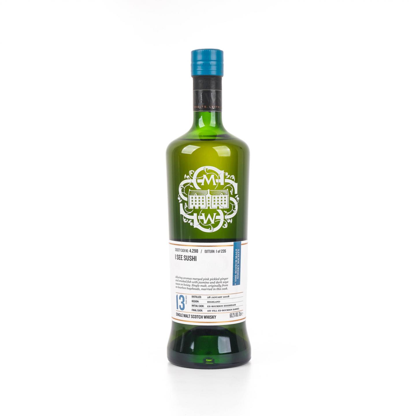 SMWS 4.298 高原骑士 13年 2008-2021