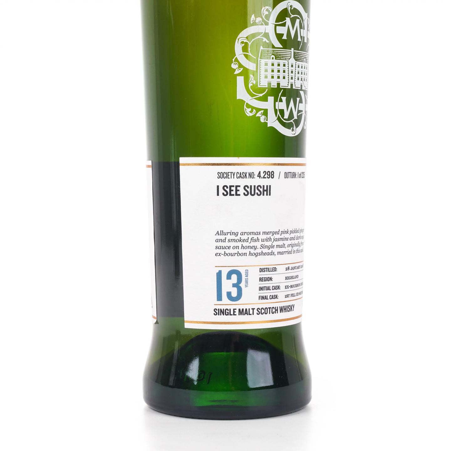 SMWS 4.298 高原骑士 13年 2008-2021