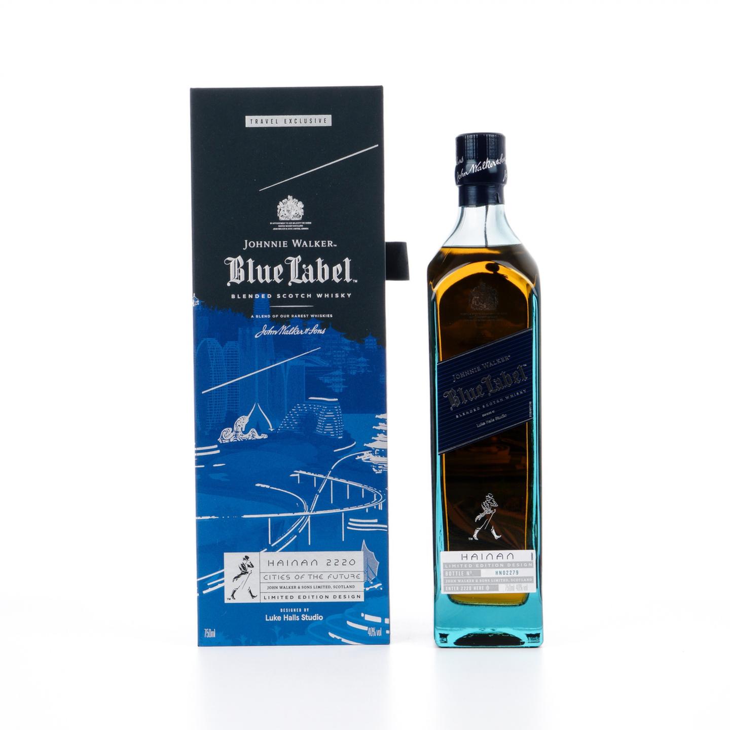 尊尼获加 蓝牌 海南 2220 未来之城限定 750ml