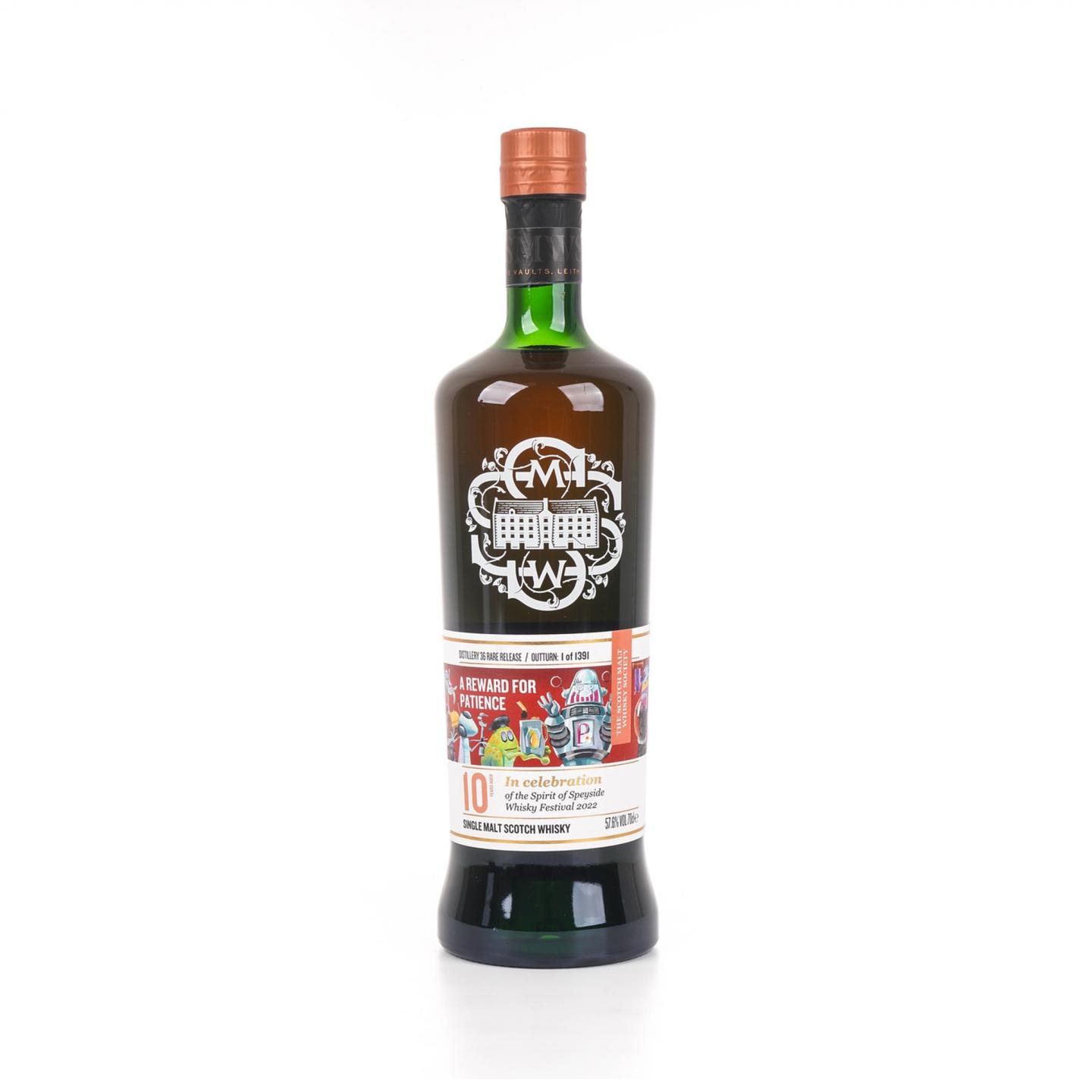 SMWS Distillery 36 Rare Release 本利林 10年 2022