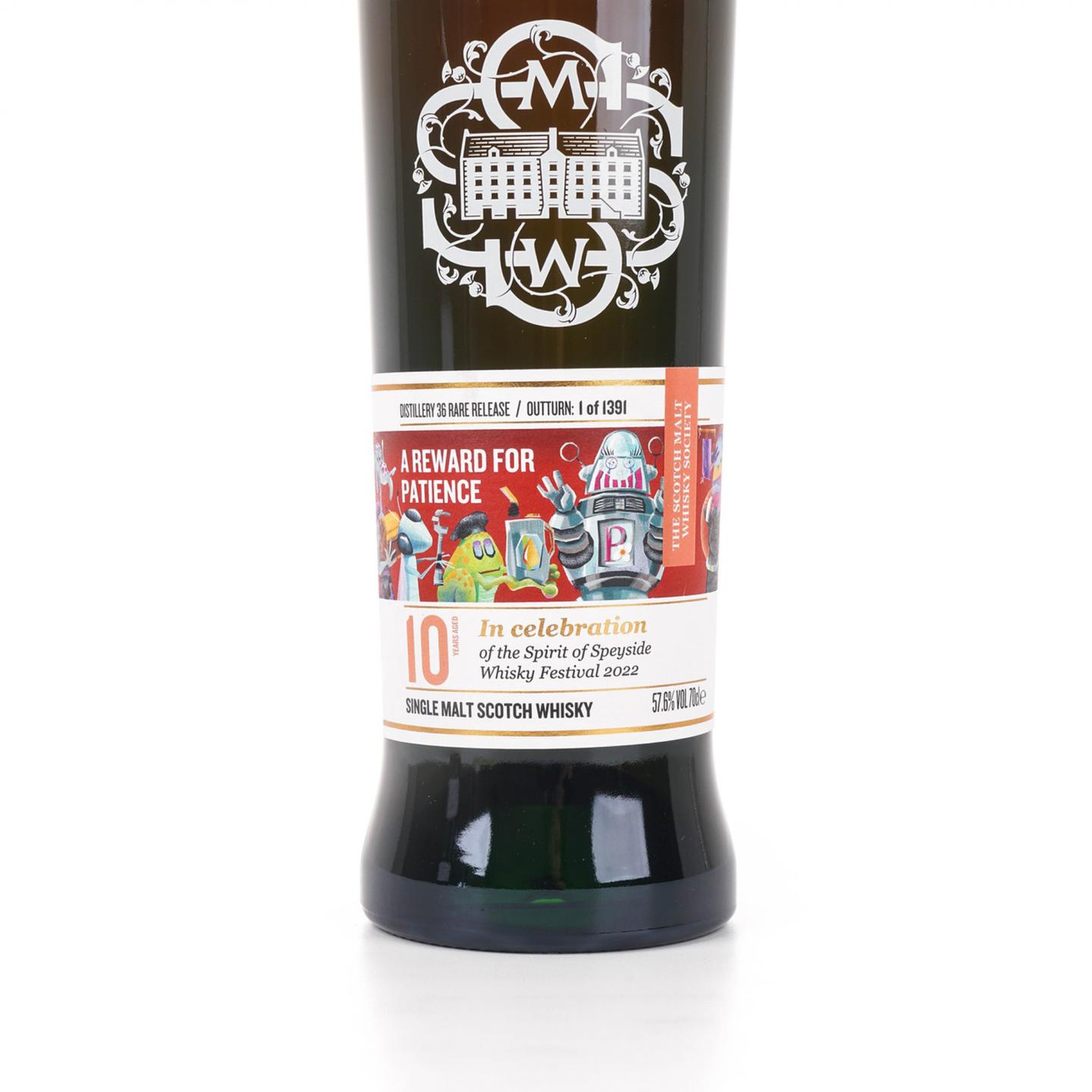 SMWS Distillery 36 Rare Release 本利林 10年 2022