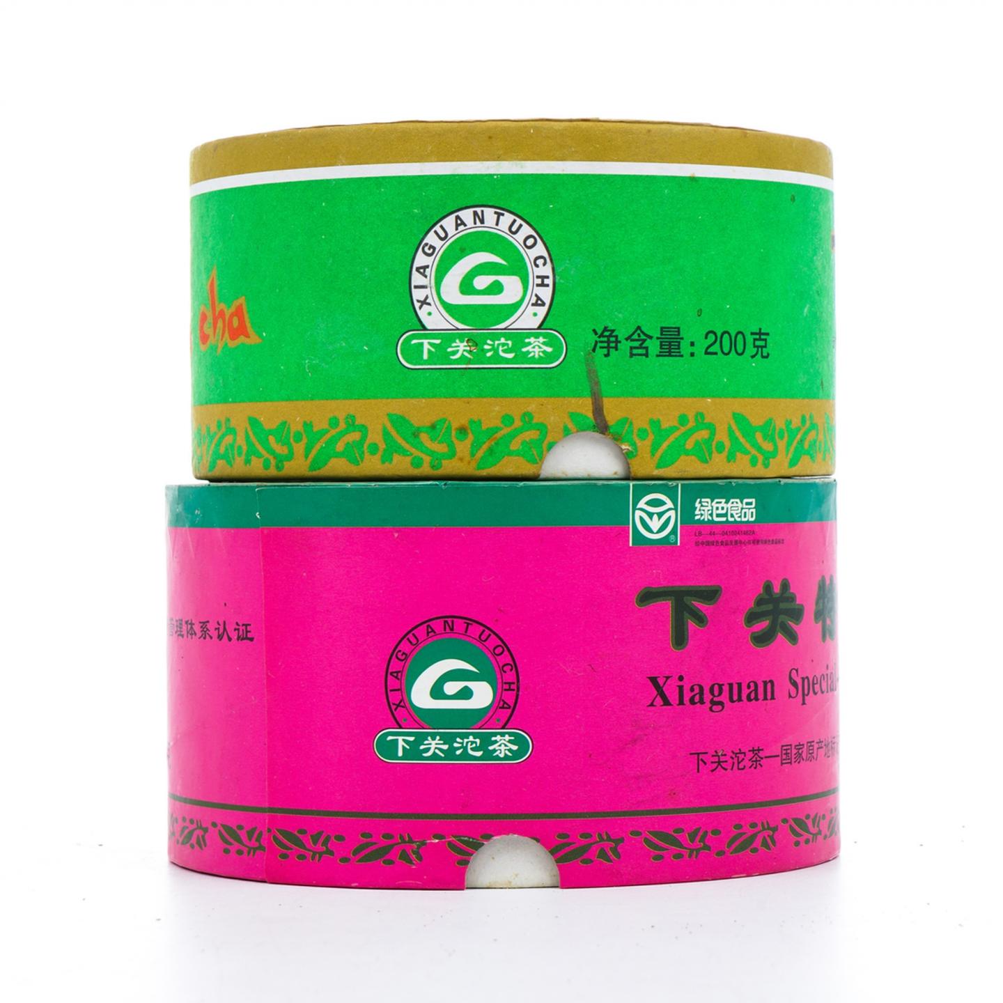 2007年 下关绿盒 200g/特级 250g 共2盒 干仓