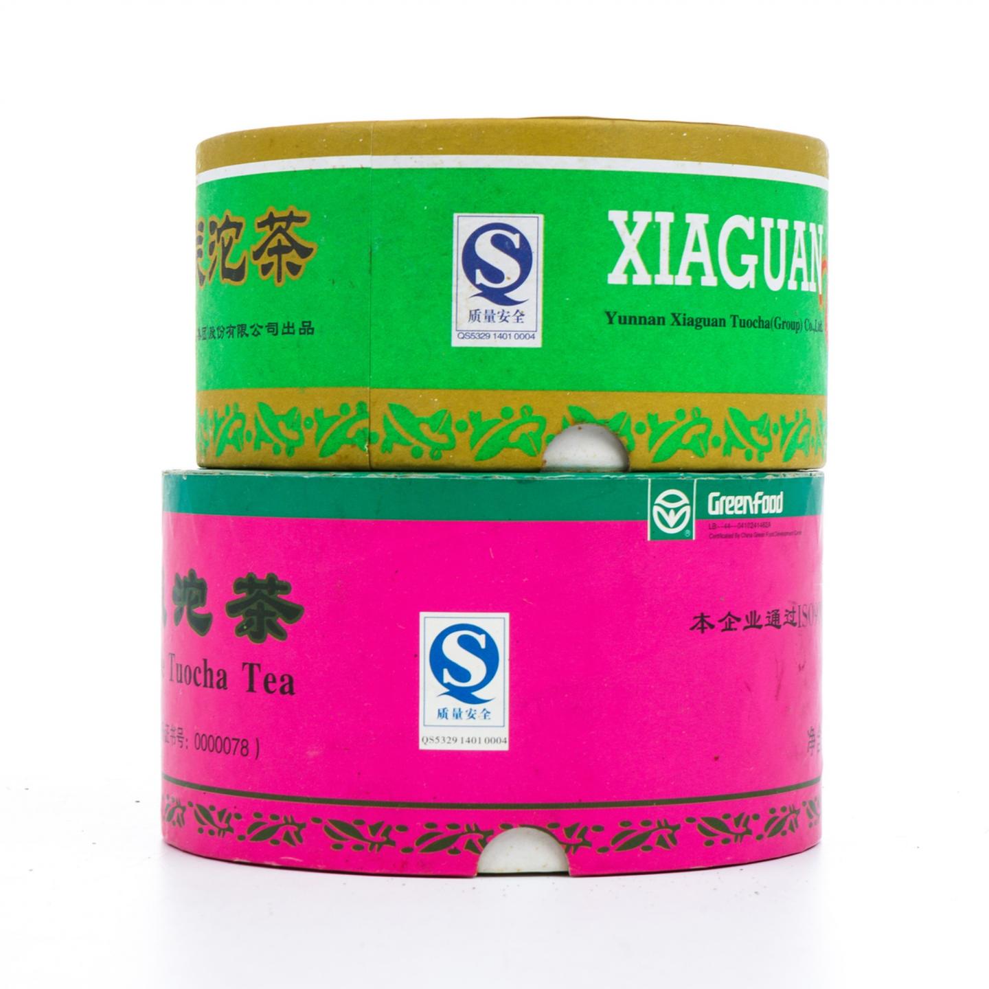 2007年 下关绿盒 200g/特级 250g 共2盒 干仓