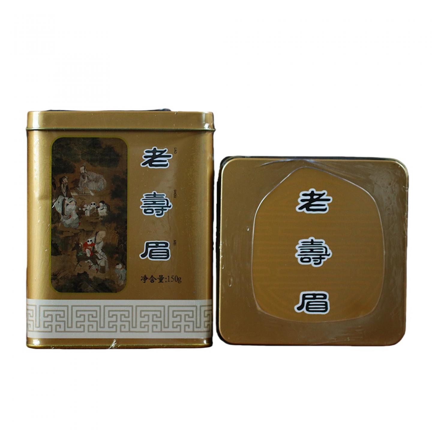 2003年 出口级福鼎白茶 老寿眉 5罐*150克 干仓