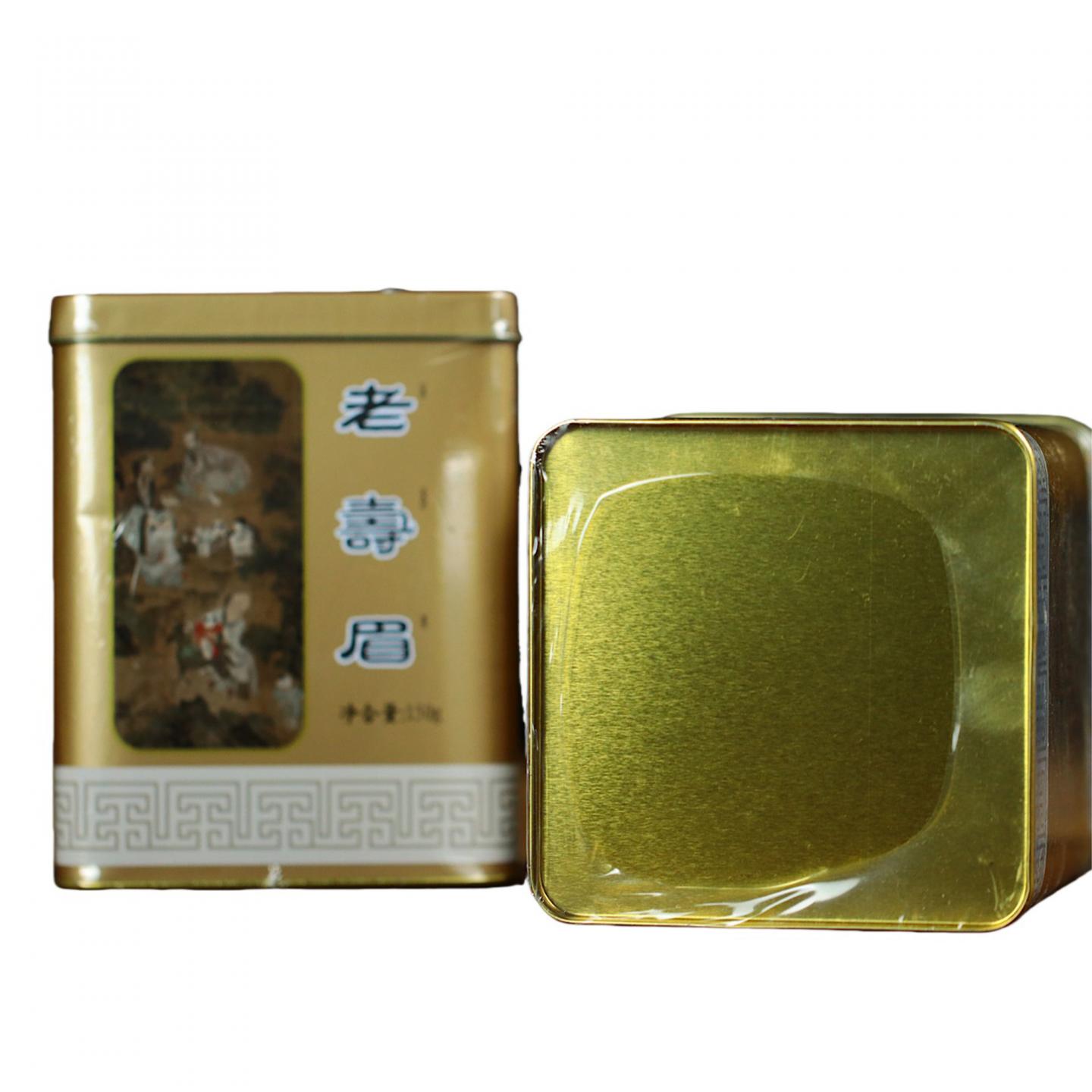 2003年 出口级福鼎白茶 老寿眉 5罐*150克 干仓