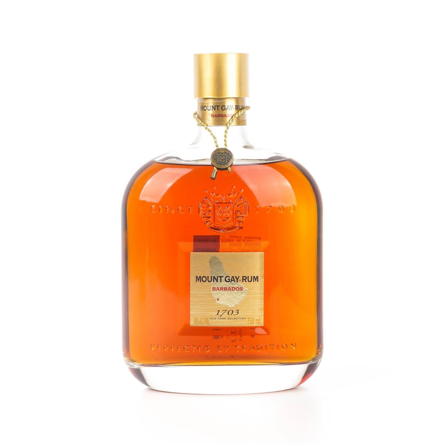 Mount Gay Rum 凯珊朗姆酒 1703 巴巴多斯调和朗姆 750ml