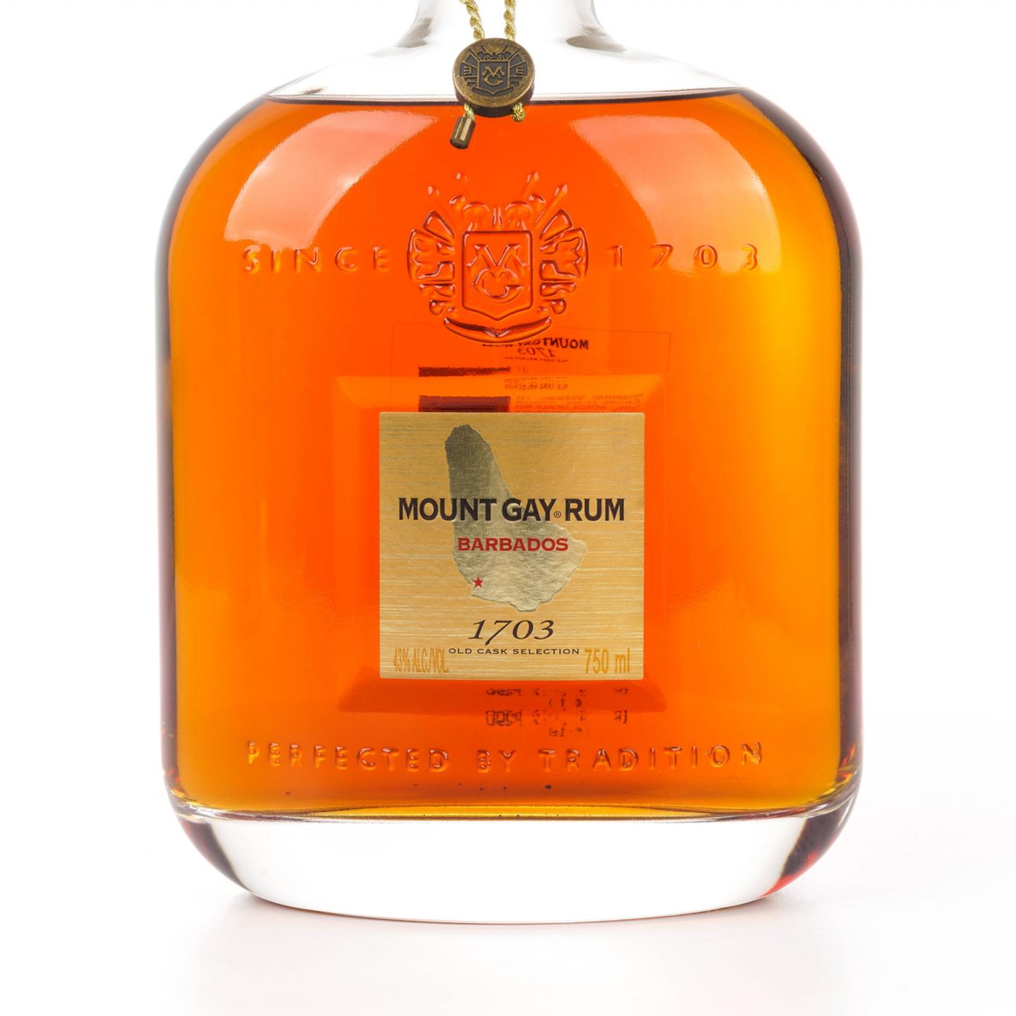 Mount Gay Rum 凯珊朗姆酒 1703 巴巴多斯调和朗姆 750ml