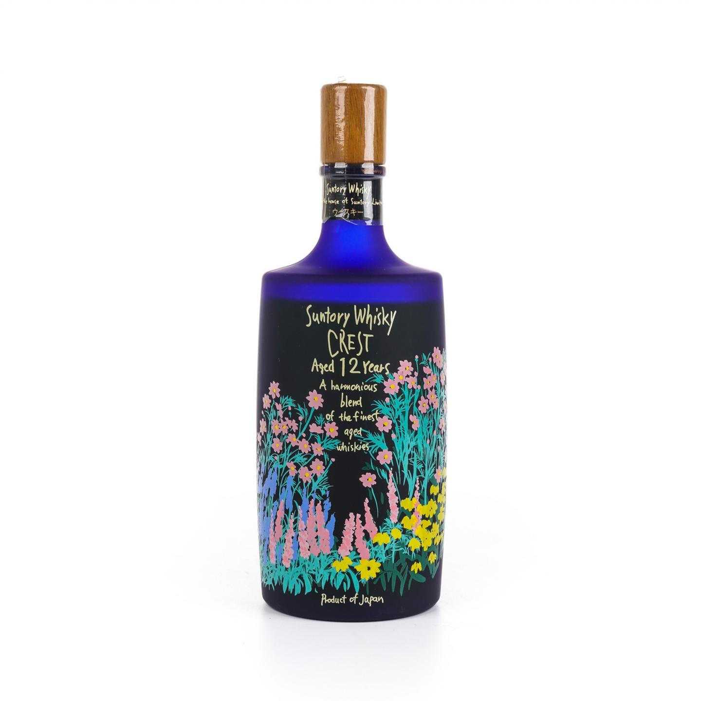 三得利 Crest 12年 调和限量版 蓝色磨砂瓶 600ml