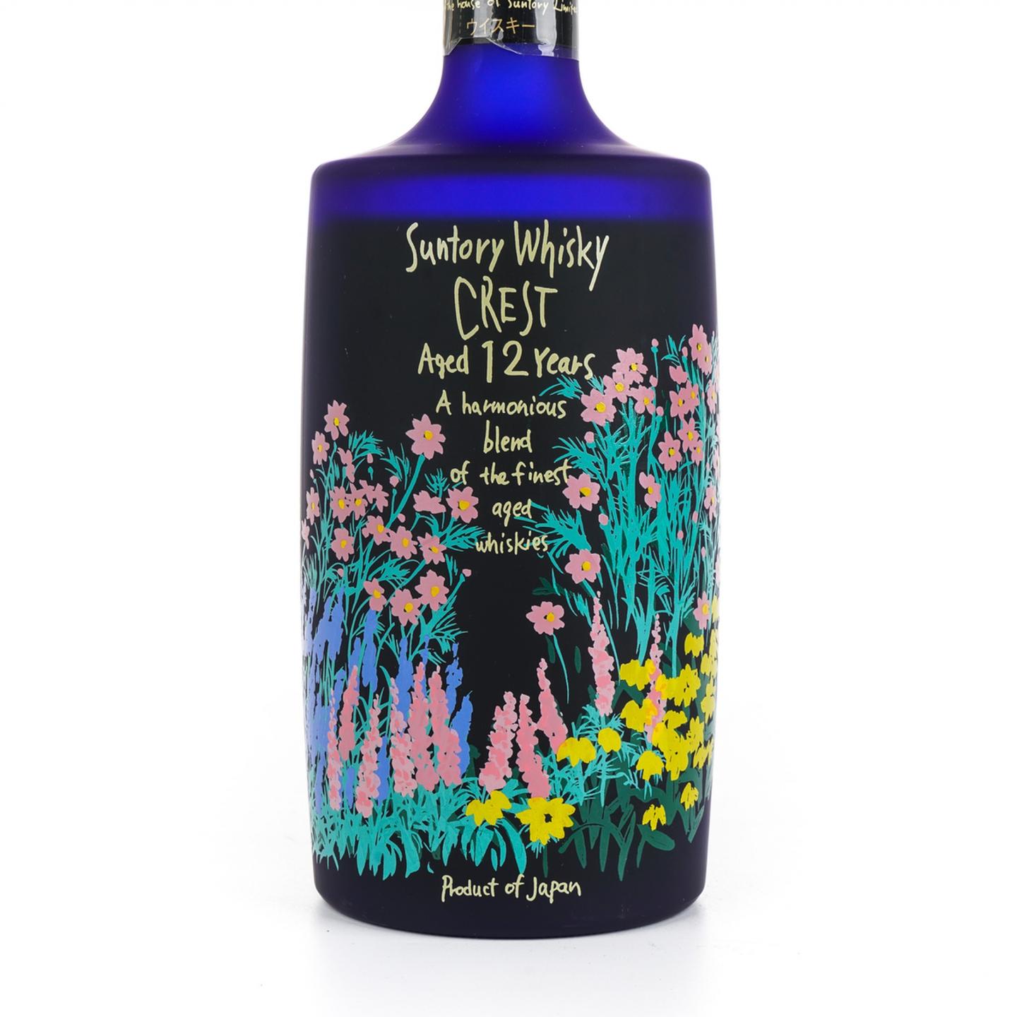 三得利 Crest 12年 调和限量版 蓝色磨砂瓶 600ml