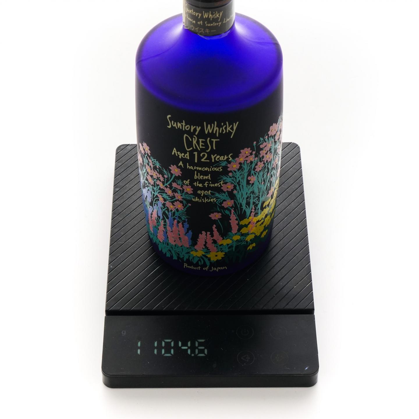三得利 Crest 12年 调和限量版 蓝色磨砂瓶 600ml