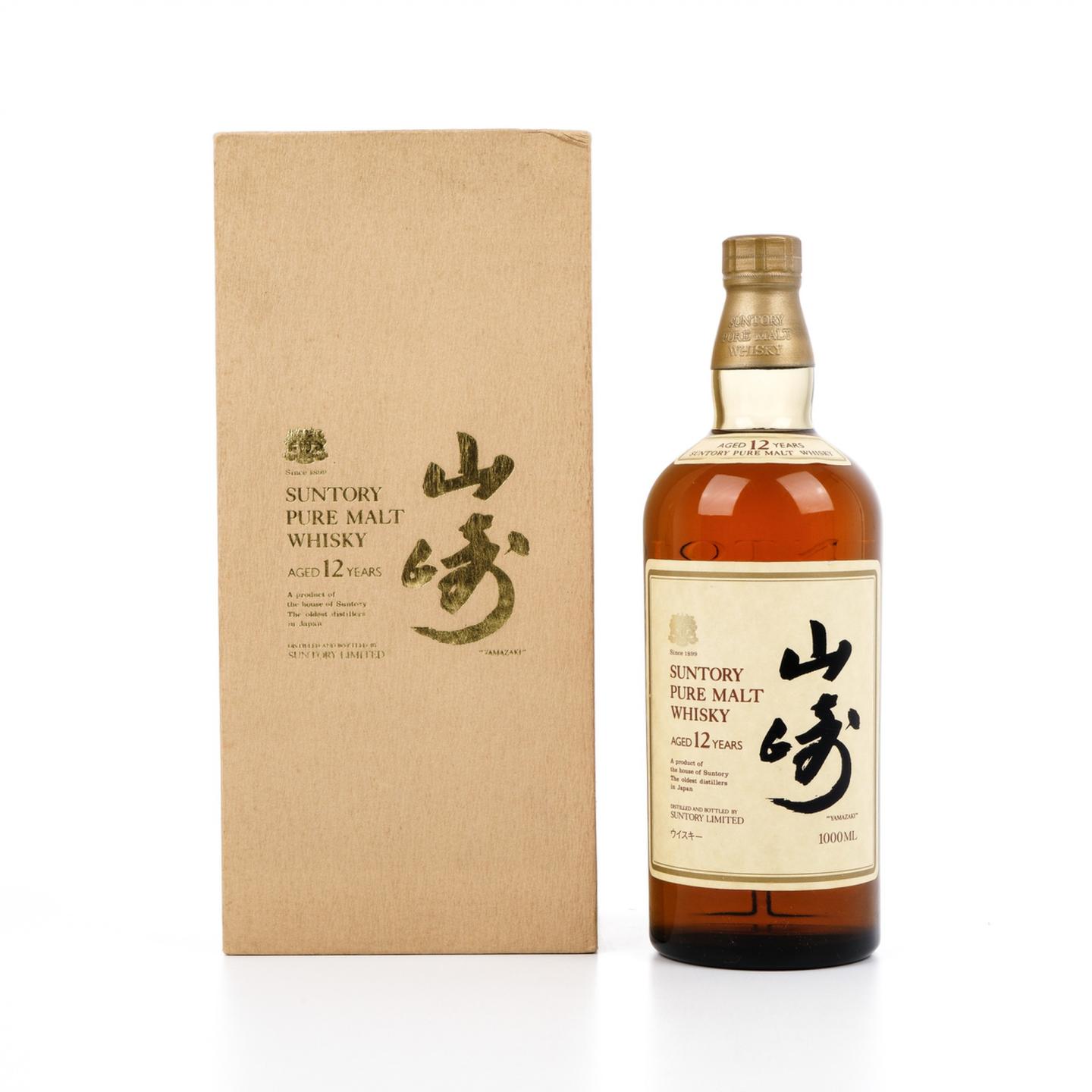 山崎 12年 金狮标 Pure Malt 1000ml